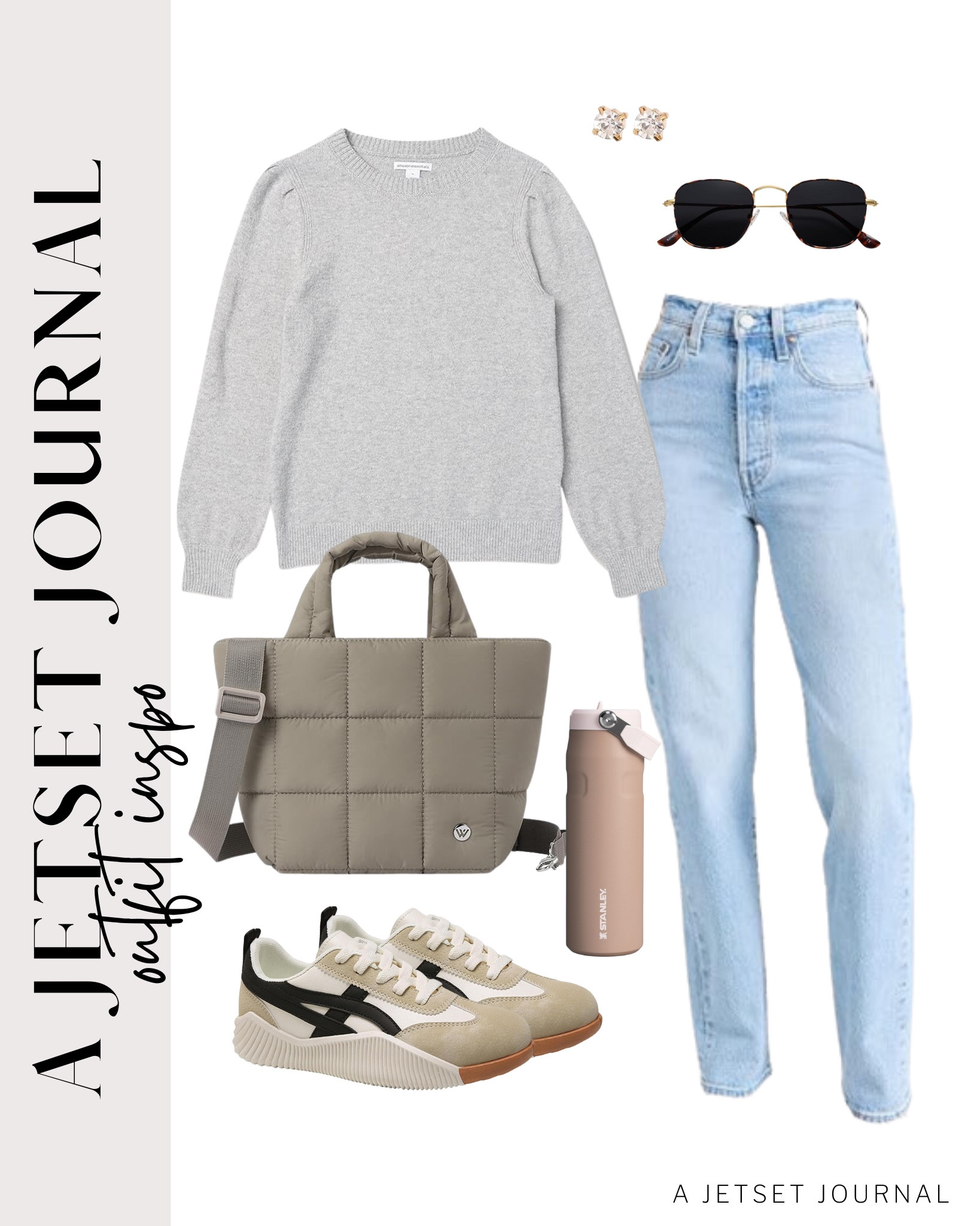 Here's how you can style a lightweight sweater for a comfy and casual look!
summer to fall, outfit inspo, casual outfit, shoe inspo, neutral sneakers, functional handbag, look for less, amazon faves, affordable finds

#LTKU #LTKSeasonal #LTKStyleTip