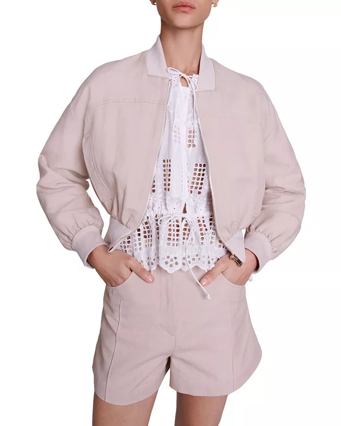 Maje Balimi Crop Jacket  Back to results -  Women - Bloomingdale's | Bloomingdale's (US)