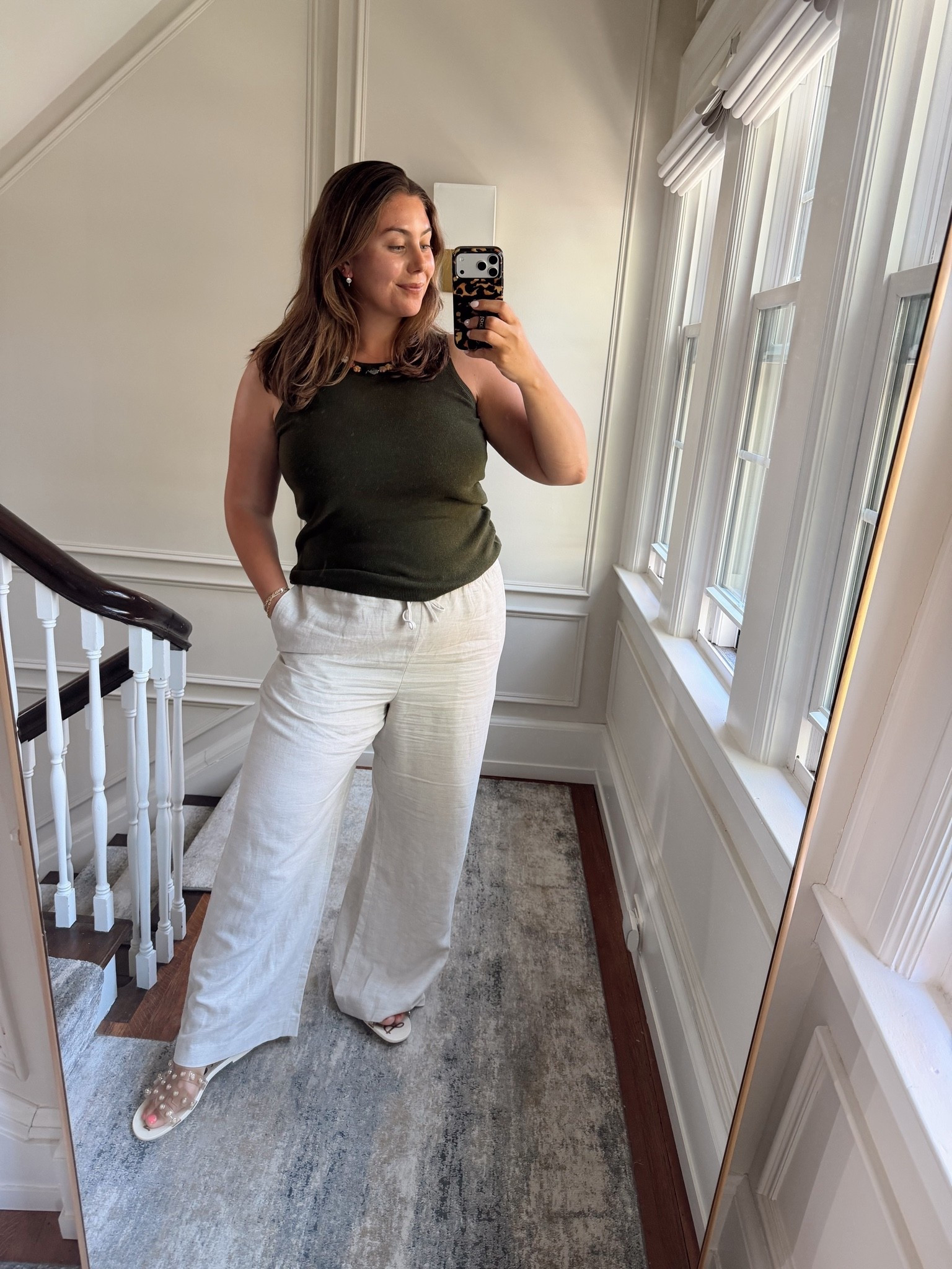 One of my favorite outfit formulas - comfortable tank & flowy pants. Wearing XXL in top (on sale during prime days) & 2X in pants.

#LTKSeasonal #LTKSaleAlert #LTKMidsize