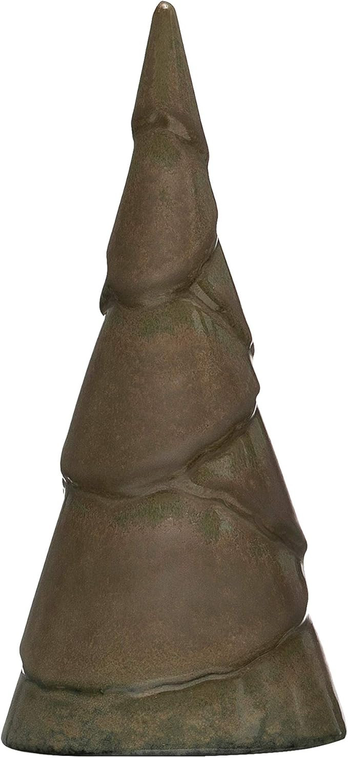 Creative Co-Op Stoneware Tree with Reactive Glaze Finish (Each one Will Vary) Ornament, Brown | Amazon (US)