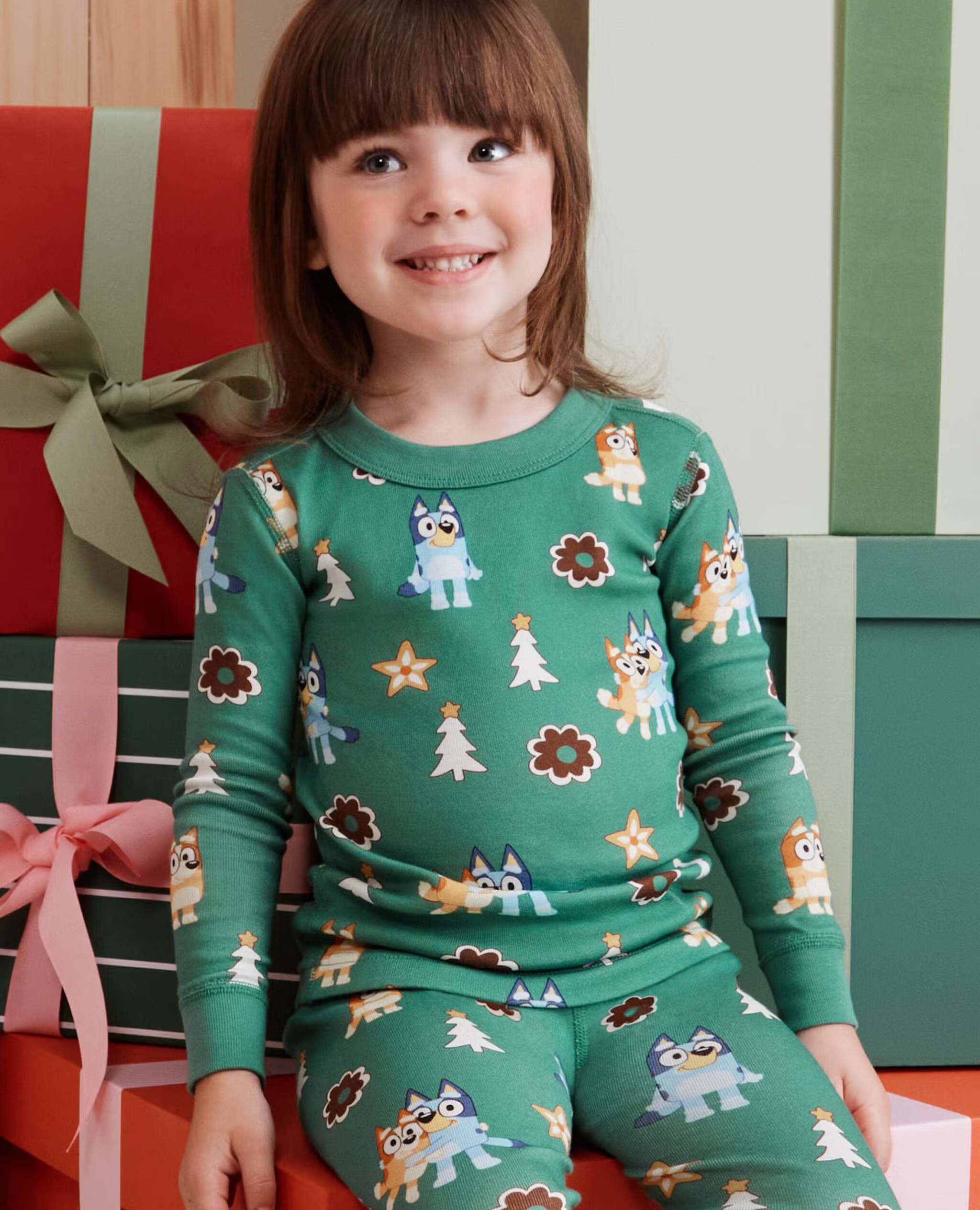 Bluey Holiday HannaJams™ Pajama Set | Hanna Andersson