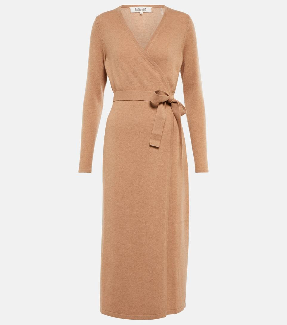 Astrid wool and cashmere wrap dress | Mytheresa (US/CA)