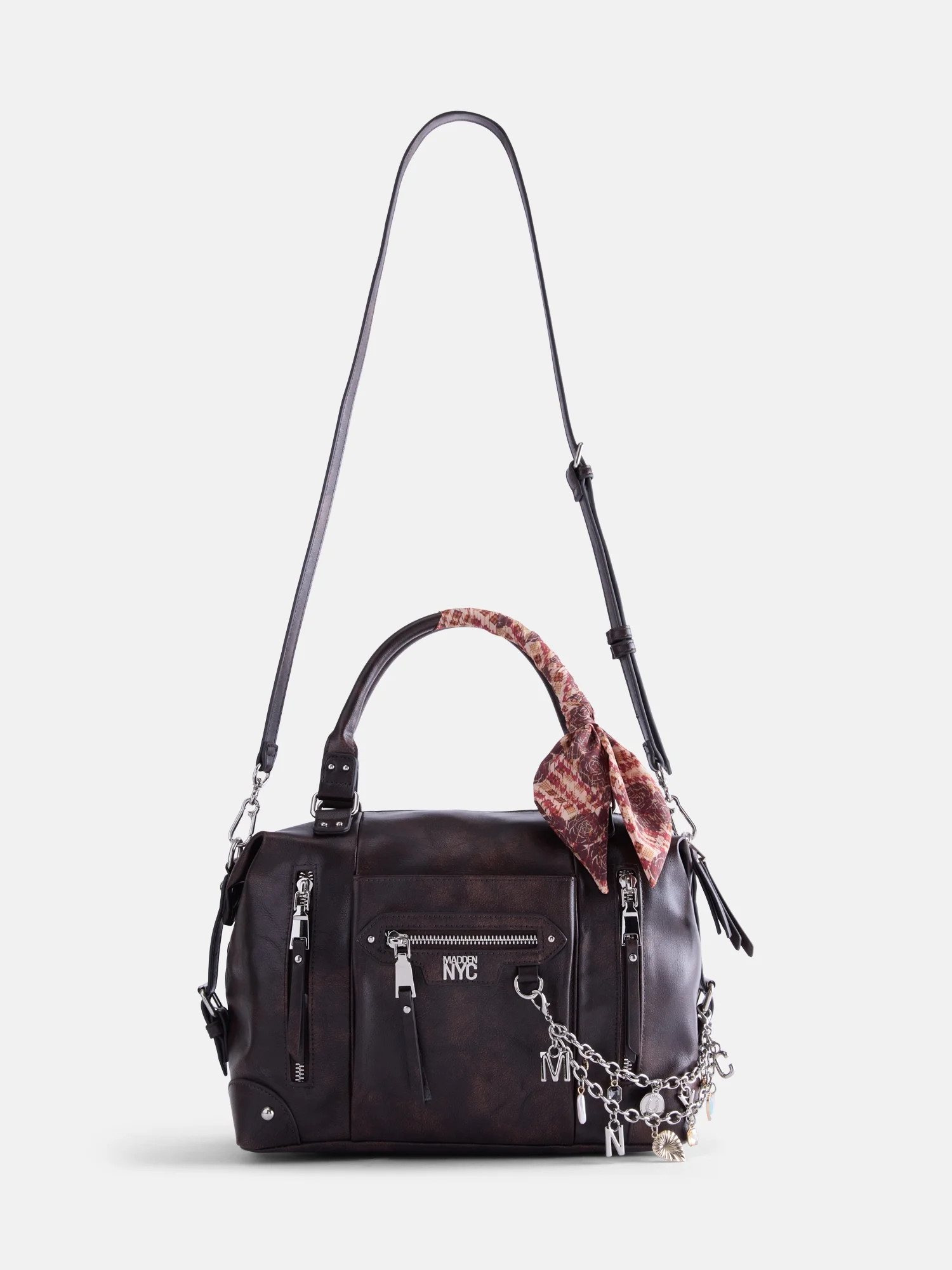 Madden NYC Women's Medium Satchel Handbag, Flannel Plaid | Walmart (US)