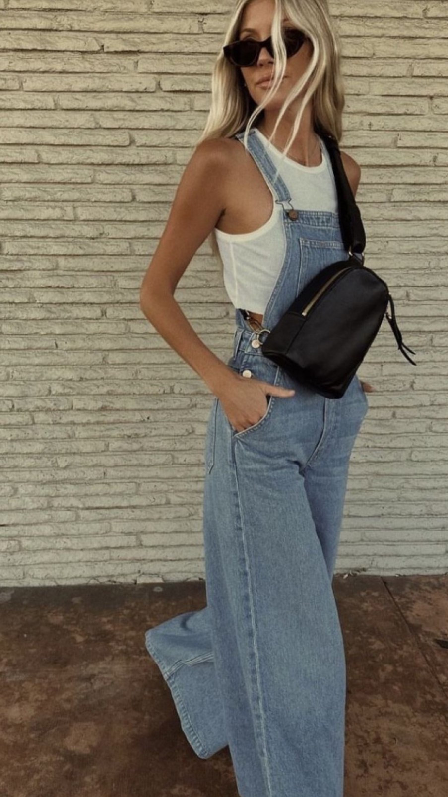 Overalls and cross body bag for your perfect casual summer outfit 🫶

#LTKStyleTip #LTKSeasonal #LTKFindsUnder50