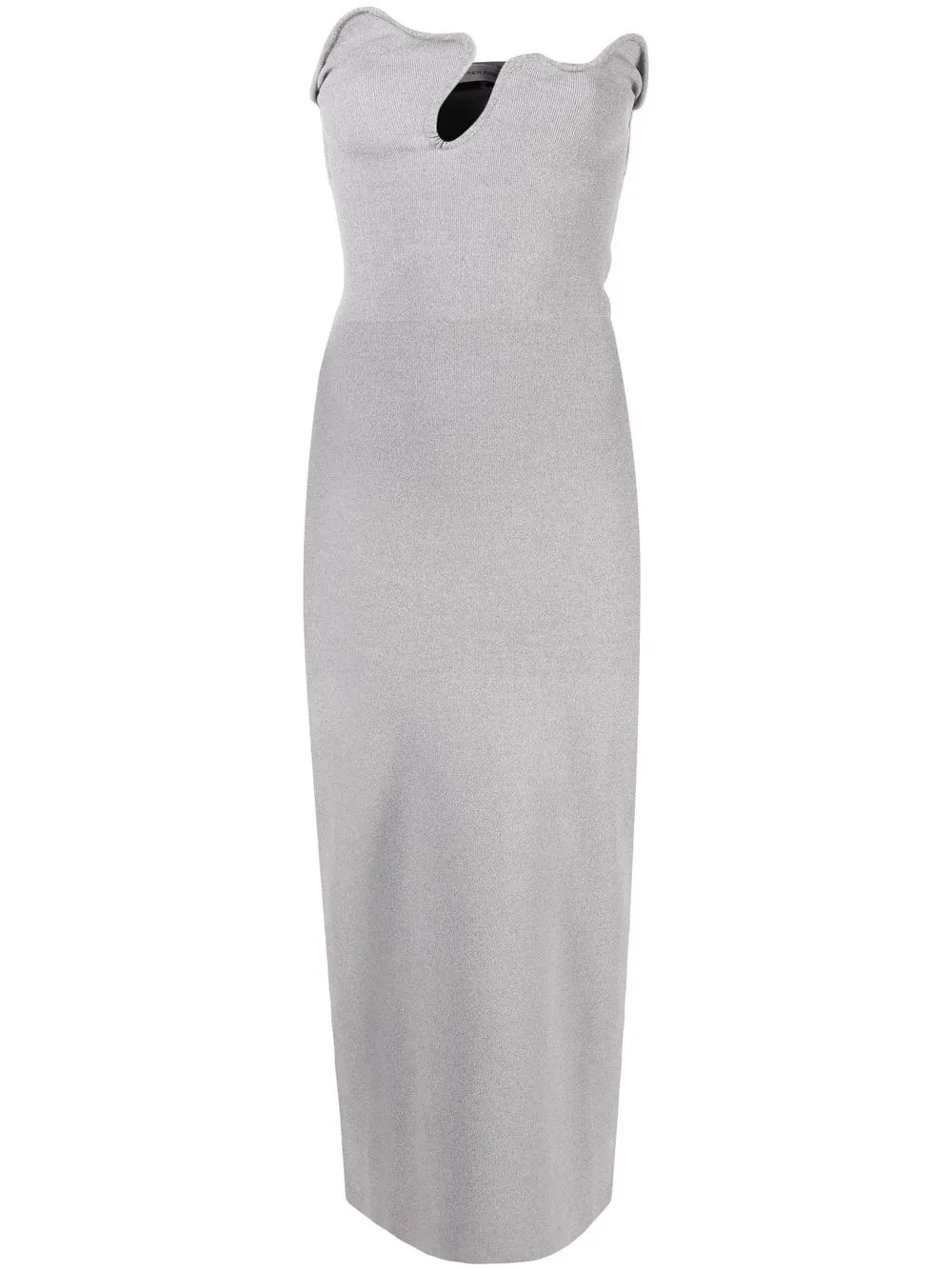 Christopher Esber Strapless Midi Dress - Farfetch | Farfetch Global