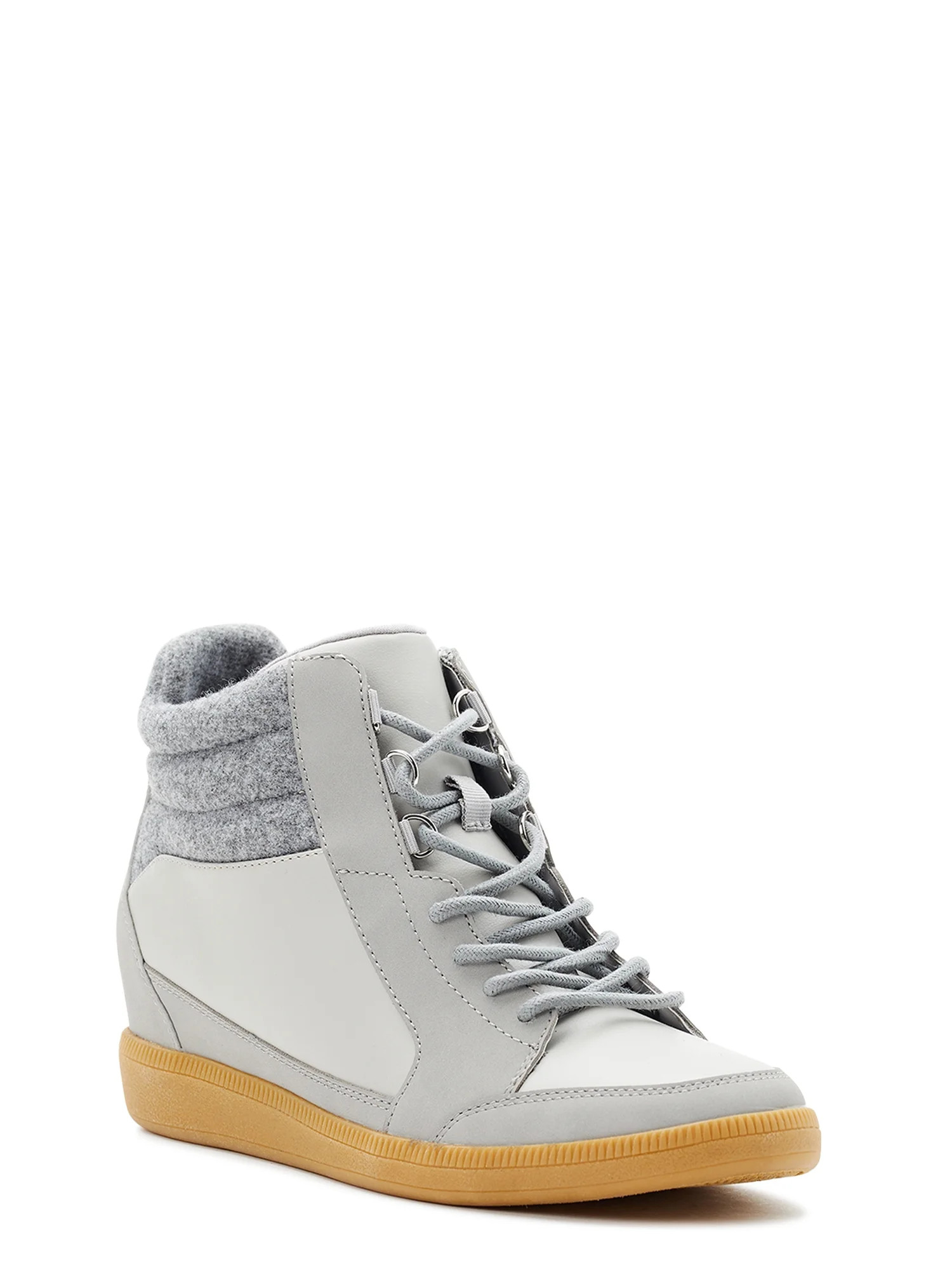 Time and Tru Women's Knit High-Top Sneakers | Walmart (US)