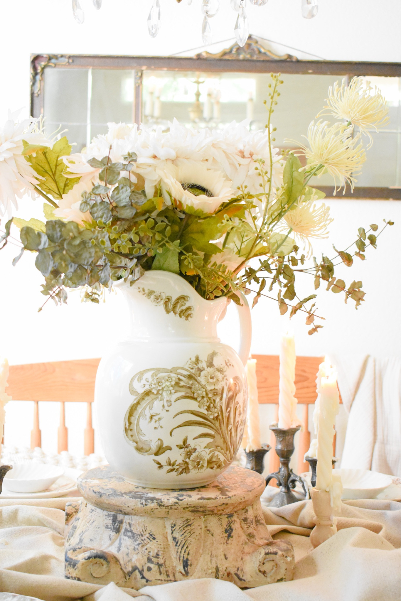 Artificial flower arrangements are always a beautiful touch during any season for more inspiration countrychichomes.com #flowers #summerflowers #fallflowers #homedecor #vintagehomedecor

#LTKeurope #LTKhome #LTKSeasonal