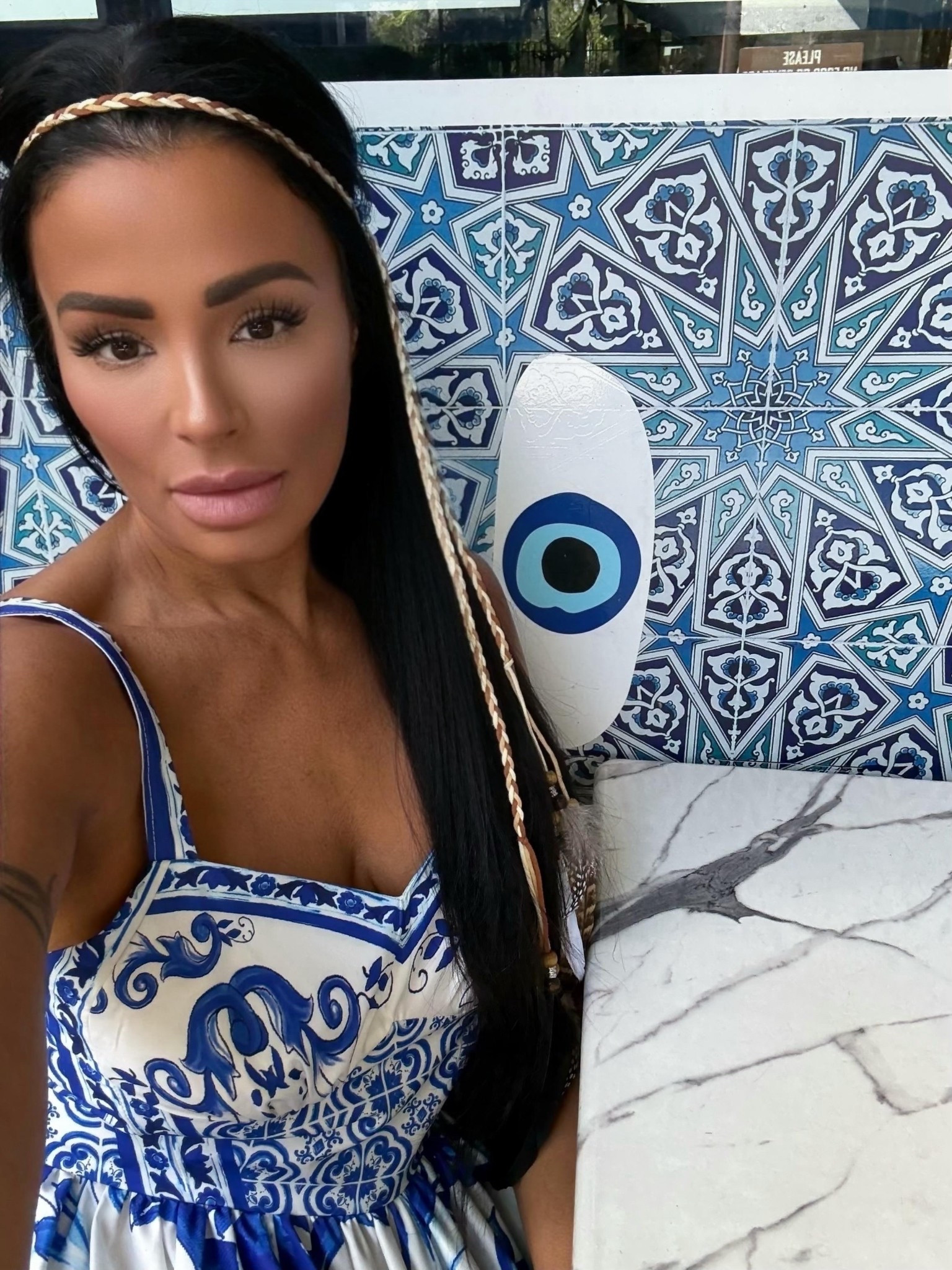 💙 🧿 #lissaleon #model #influencer #hamsa #italian #arabic #greek #resort #fashion #dolceandgabbana #shein #goddess

#LTKootd #LTKStyleTip #LTKOver40