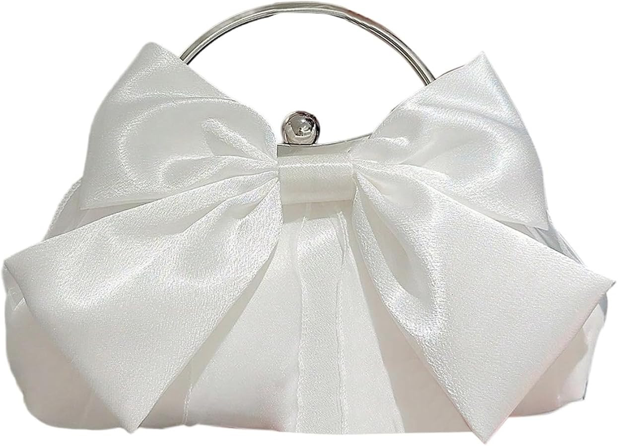GORGLITTER Women's Bow Clutch Purse Trendy Evening Bag Party Clutch Handbag | Amazon (US)