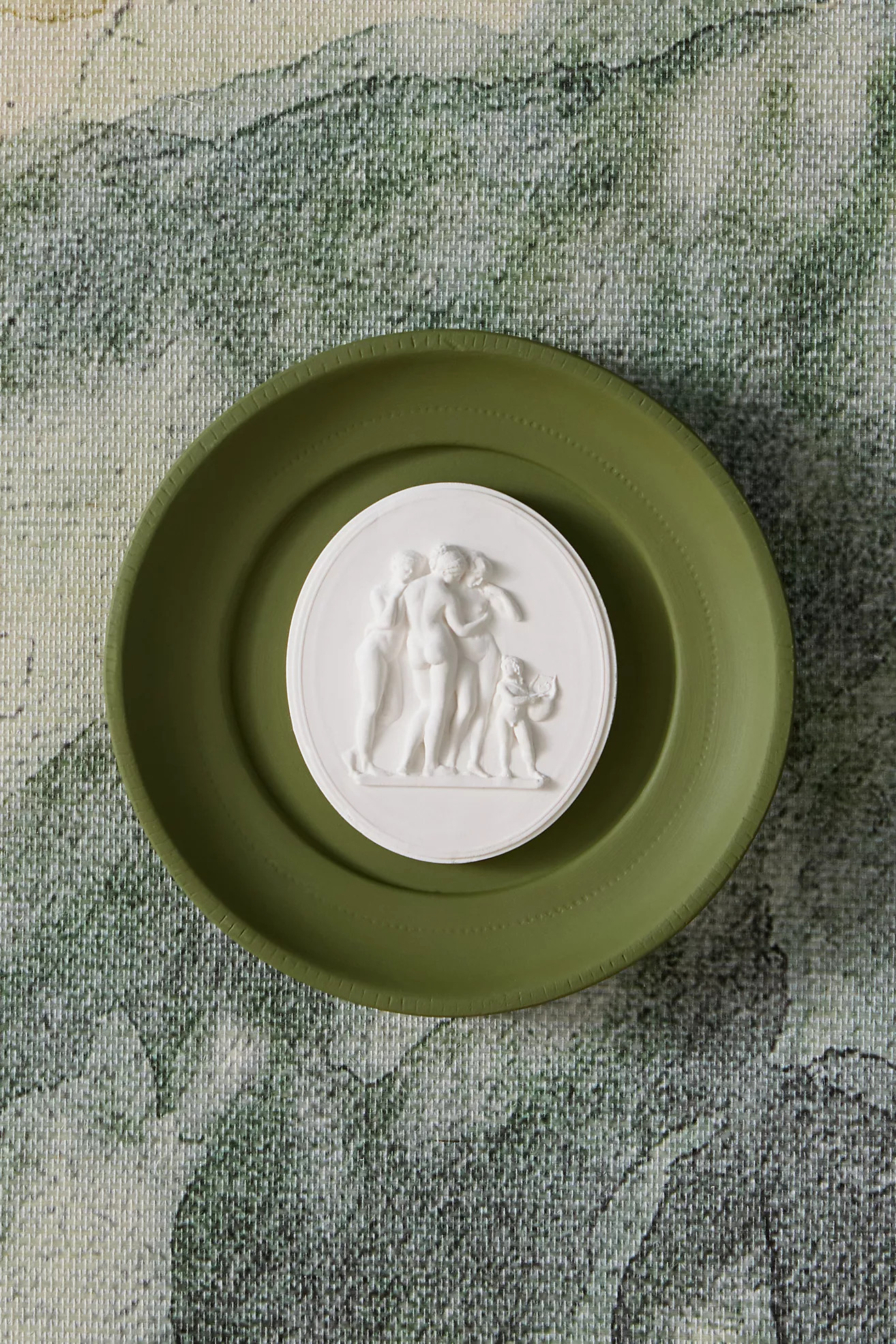 STATUETTE Olive Plaster Framed Intaglio Gallery Wall Charm | Anthropologie (US)
