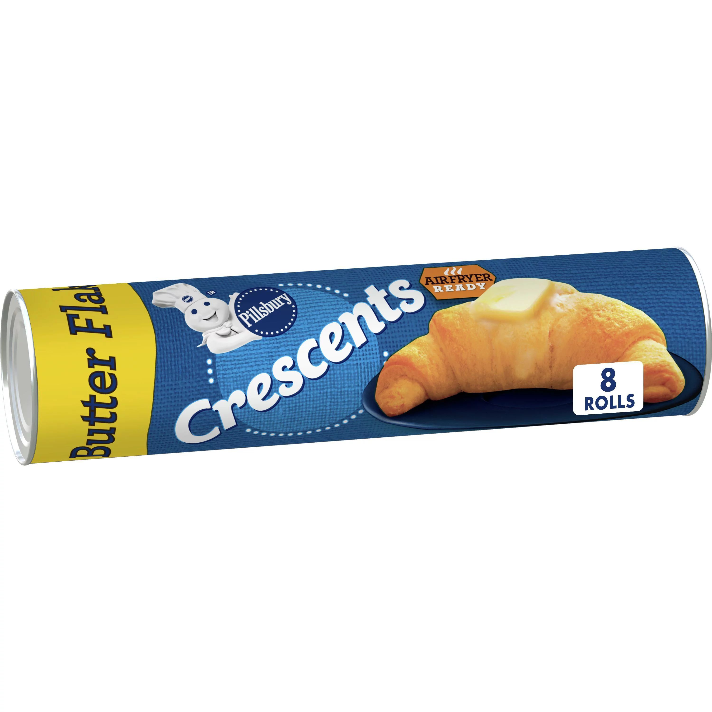 Pillsbury Butter Flake Crescent Rolls, 8 ct., 8 oz. | Walmart (US)