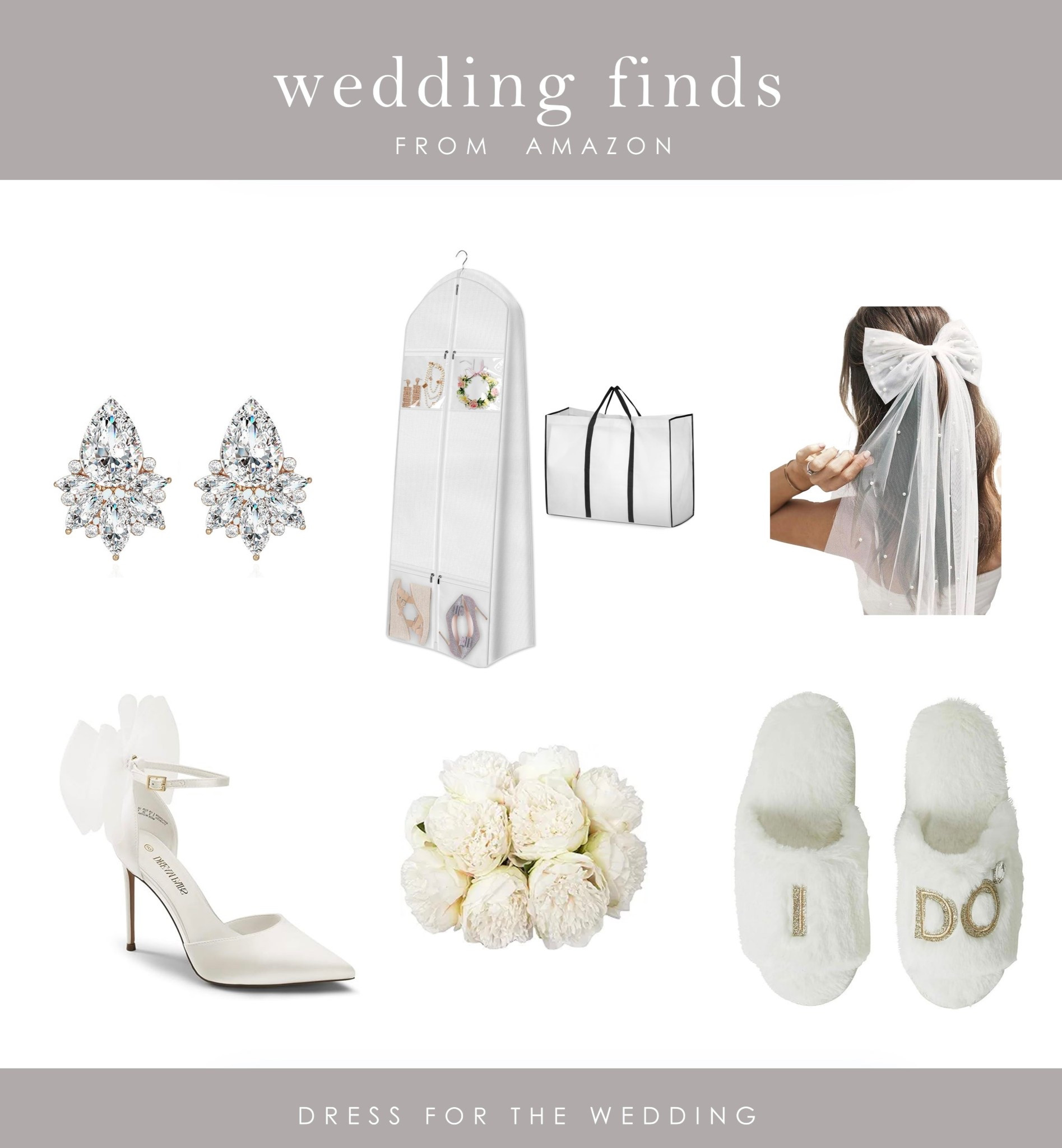 Wedding decorations 
Affordable wedding finds
Gifts for bride 
Gift for bride to be
Wedding dress garment bag
Wedding slippers 
Affordable wedding shoes 
Bachelorette party accessories Amazon finds
Amazon deal
Wedding deals
Wedding accessories 
Wedding earrings 
Wedding dress garment bag
Gifts for bride
Wedding shoes
Faux flowers 
Faux peonies 
Wedding flowers
Wedding slippers 
Wedding decorations 
Bridal shower decor 
Party decor 
Follow Dress for the Wedding on the LIKEtoKNOW.it shopping app to get the product details for this look and more cute dresses, wedding guest dresses, wedding dresses, and bridal accessories, plus wedding decor and gift ideas! 




#LTKWedding #LTKFindsUnder50 #LTKFindsUnder100