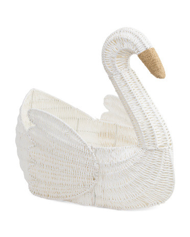 Large Swan Storage Basket | TJ Maxx