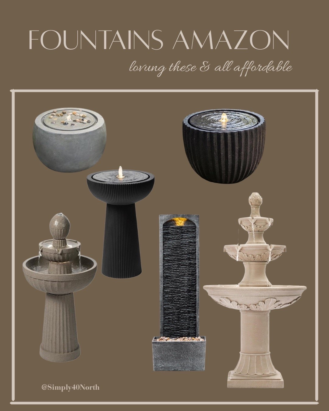 I think every home needs a fountain.  I don’t have one but these are the ones I am thinking of getting.  I love the sound of water falling.

#LTKHome