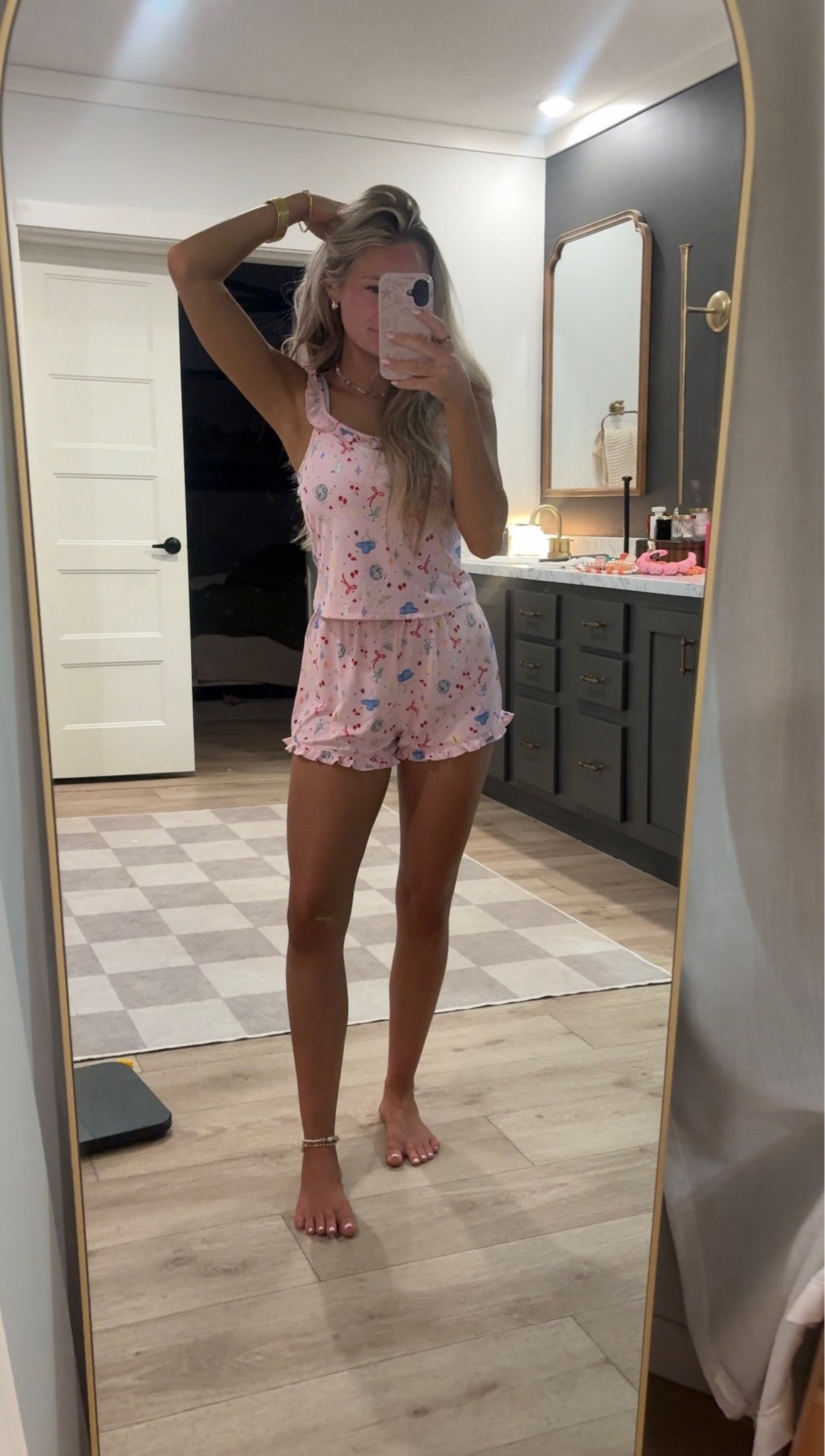 Cutie pj set is from Walmart! 🍒✨

#LTKootd #LTKmorningroutine