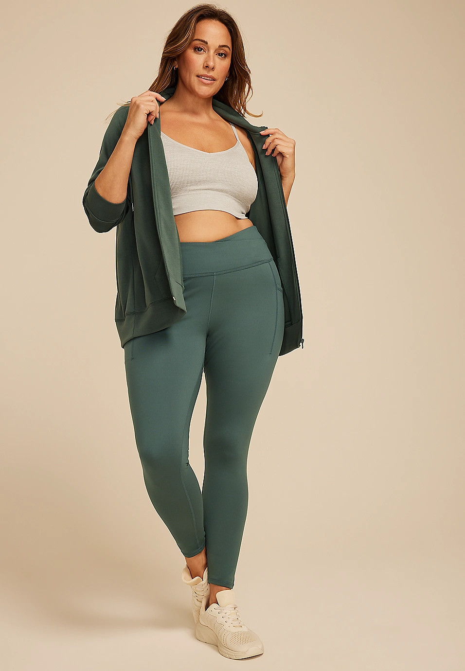 Plus Size Smooth Crossover High Rise Legging | Maurices