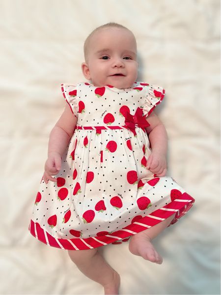 Strawberry print dress & bloomers for baby girl, classic baby girl clothes 

#LTKFindsUnder100 #LTKBaby #LTKFindsUnder50