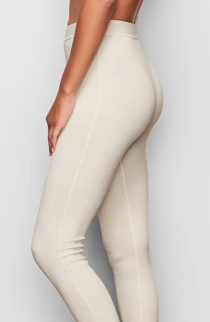 Stretch Cotton Rib Leggings | Nordstrom