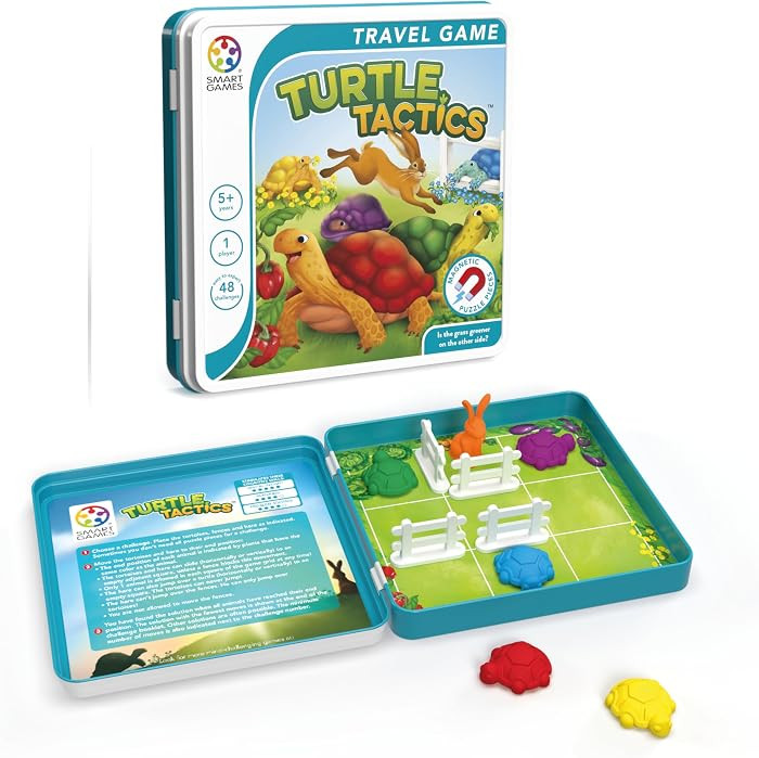 SmartGames Turtle Tactics Logic Puzzle Game with 48 Challenges Brain Teaser for Ages 7+ | Amazon (US)