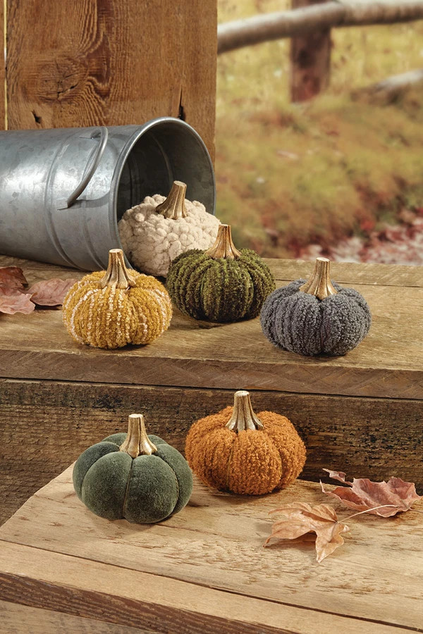 Pumpkin Décor, Set of 6 | Coldwater Creek