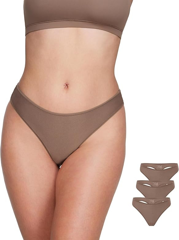 Magneticfit Thongs for Women Stretch Sexy Underwear Comfort Tagless Thong Low Rise Breathable Pan... | Amazon (US)