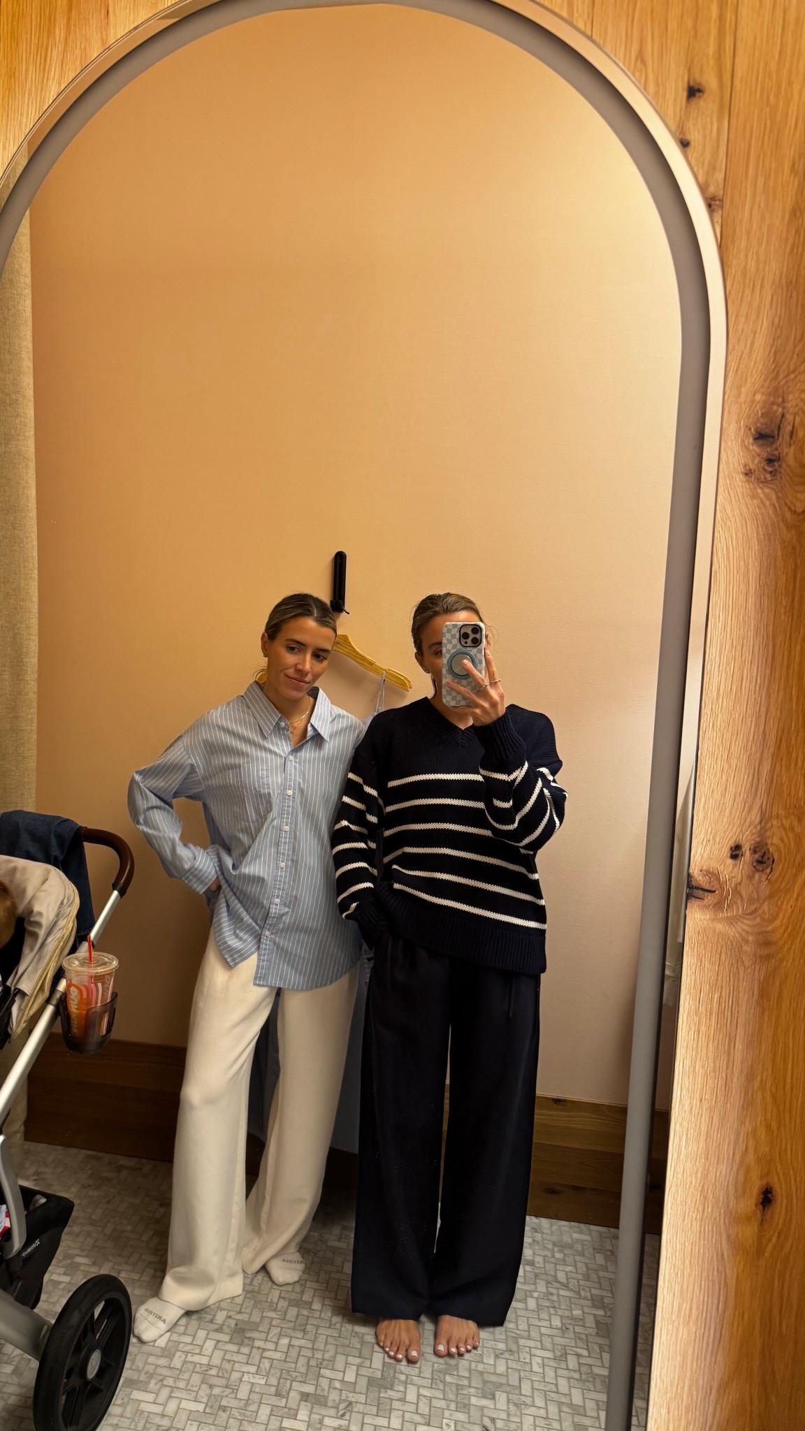 small sweater
XS pants 

#LTKmomlife