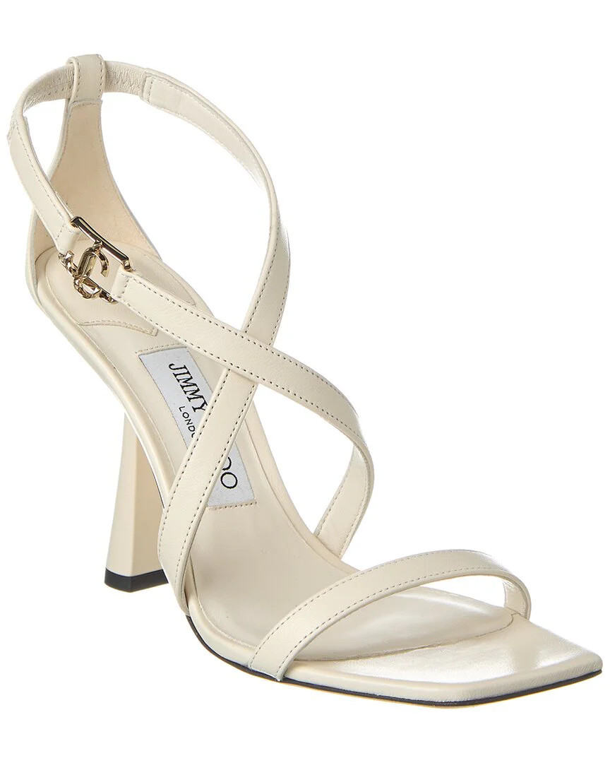 Jimmy Choo Jessica 100 Leather Sandal | Shop Simon