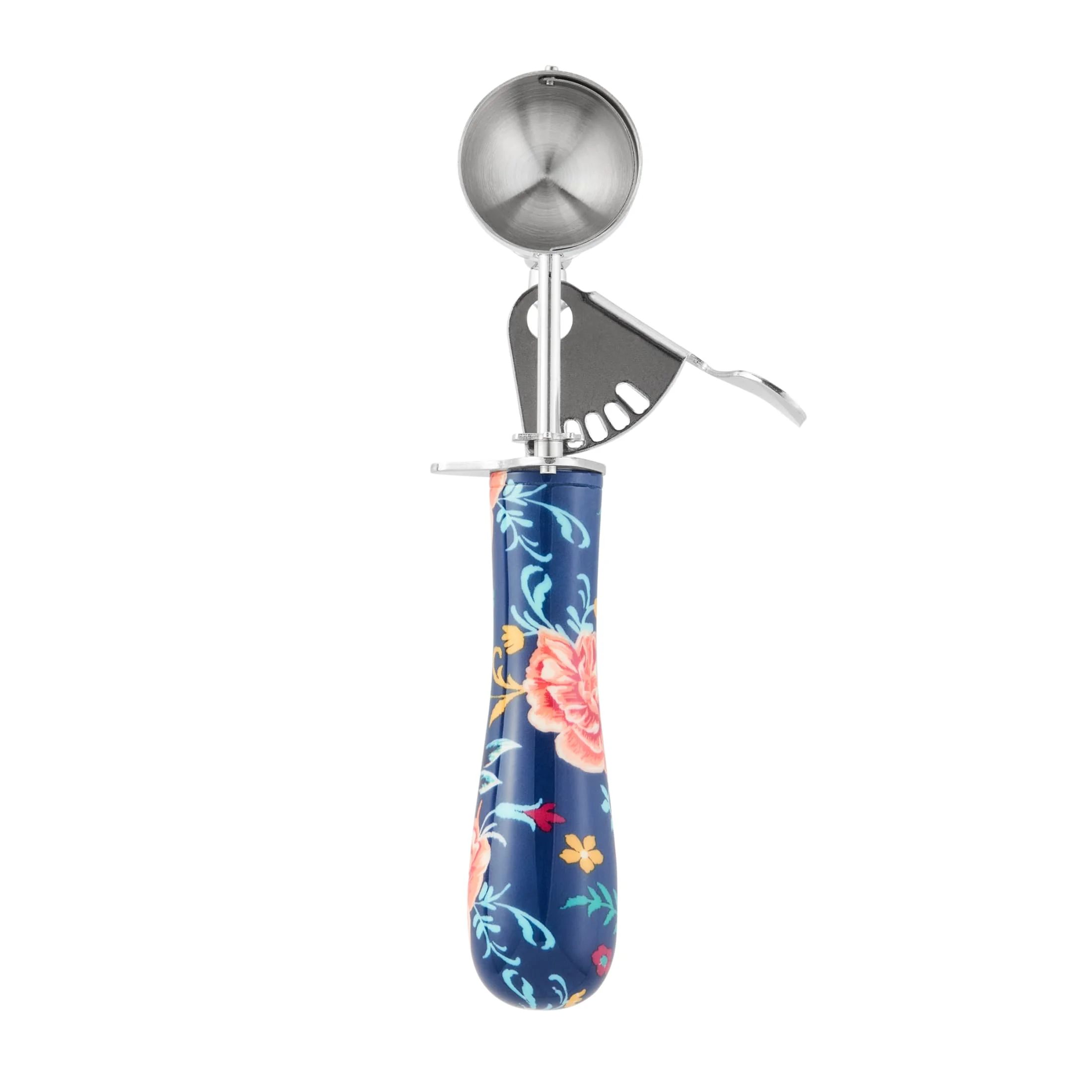 The Pioneer Woman Keepsake Floral Stainless Steel Cookie Scoop & Dropper - Walmart.com | Walmart (US)