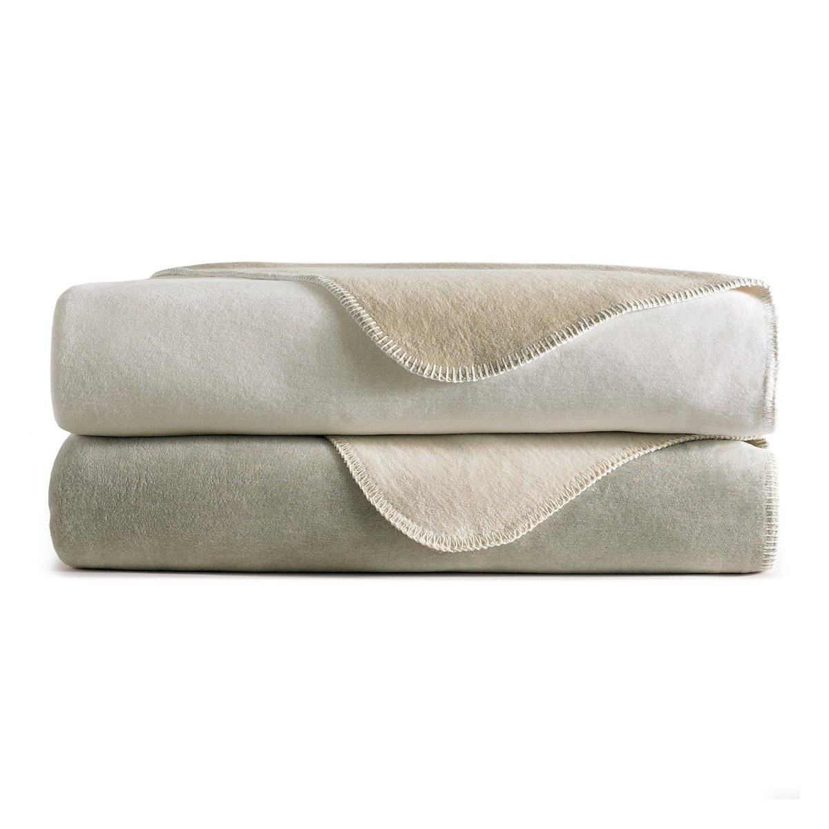 Alta Reversible Cotton Blanket | Peacock Alley