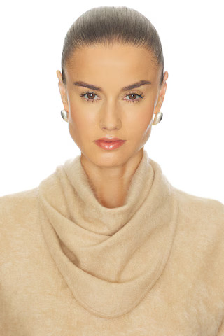 Soft Goat Brushed Triangle Scarf in Camel from Revolve.com | Revolve Clothing (Global)