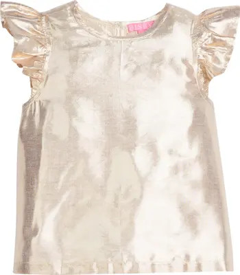 BISBY Kids' Metallic Gold Top | Nordstrom | Nordstrom