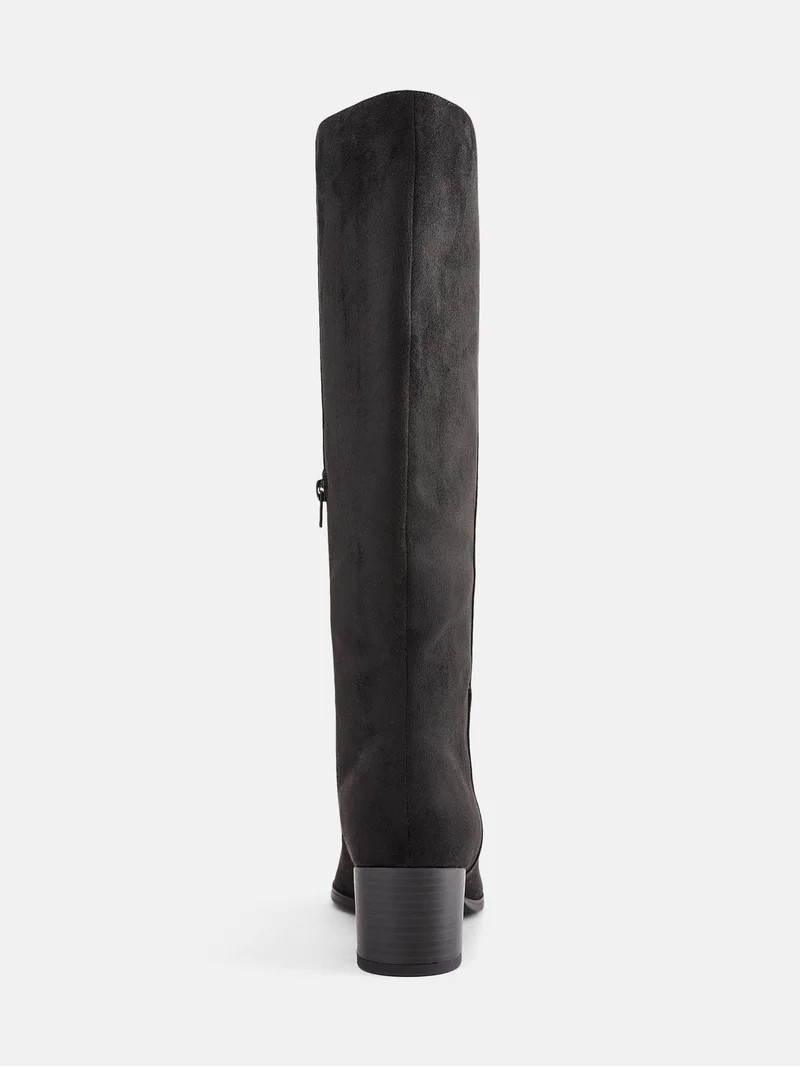 Scenario Women's Tall Block Heel Boots | Walmart (US)