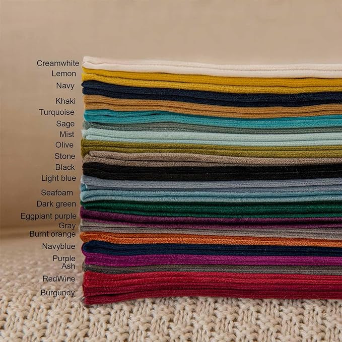 JUSPURBET Burgundy Christmas Lumbar Velvet Throw Pillow Covers 12x20 inch Set of 2,Broadside Soft... | Amazon (US)