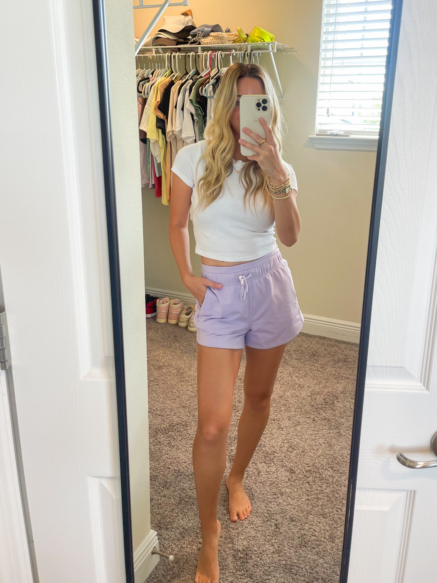 My new favorite comfy Lulu shorts! They are super comfy and fit so many occasions! 