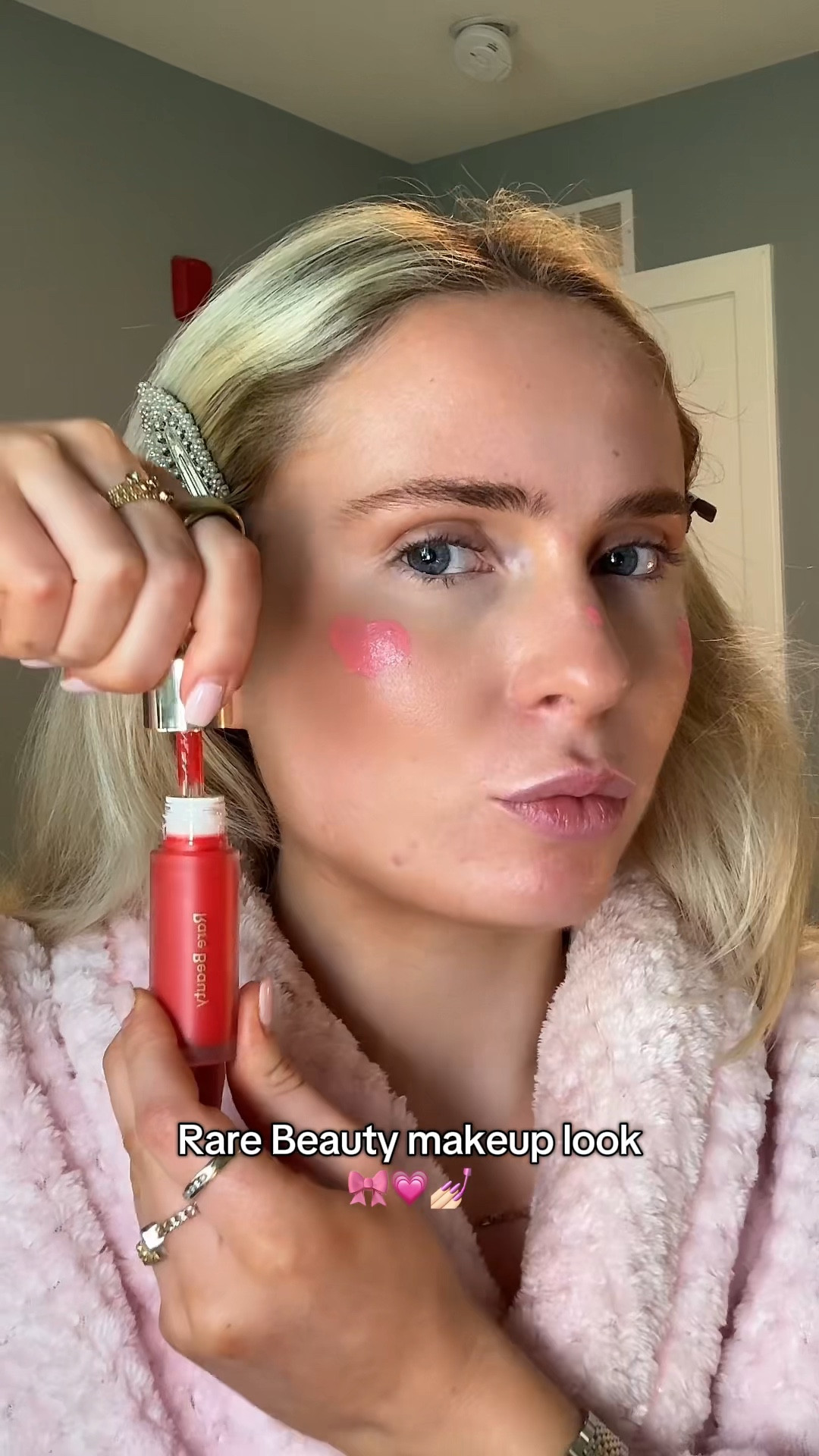 Full face of Rare Beauty products 💅🏻 #rarebeauty #makeup #makeuplook #makeuptutorial #LTKBeauty 