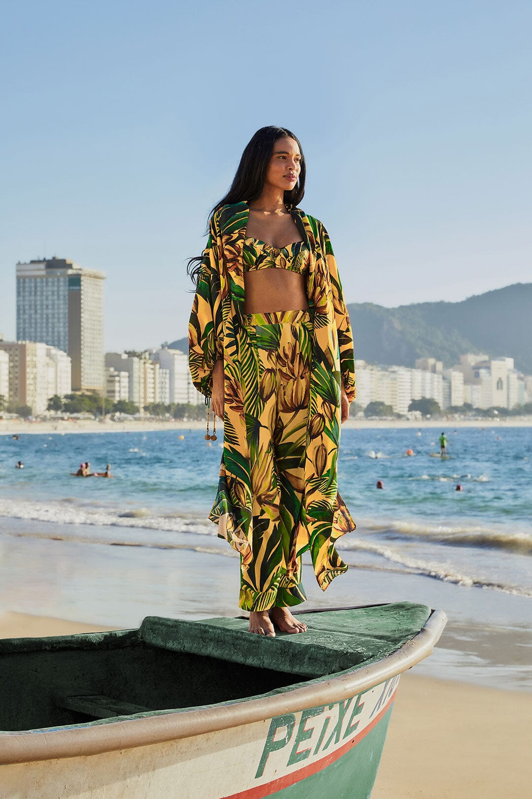 Yellow Bananart Pajama Pants | FarmRio (US)