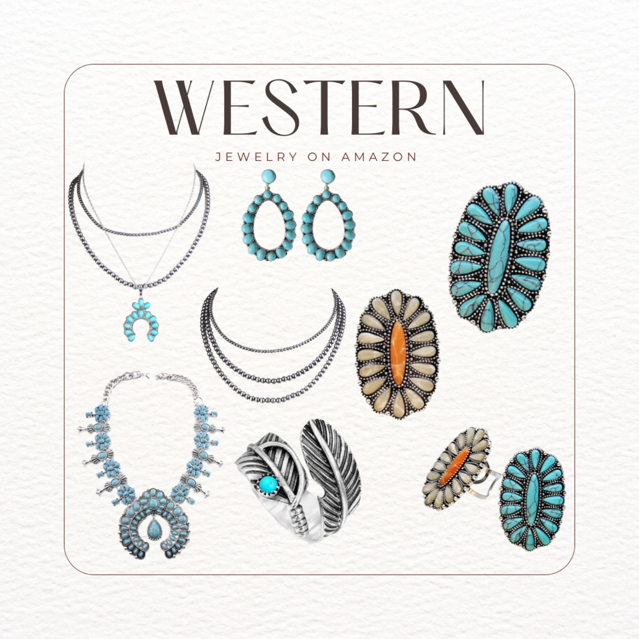 Jewelry must haves to complete any western cowboy 

Western, country, turquoise hair tie, ranch, rodeo, NFR inspo, west, Montana, Wyoming, Texas, southern, feather ring, beaded necklace, layered necklace 

#LTKfindsunder50 #LTKstyletip #LTKGiftGuide