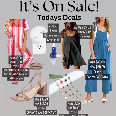 Amazon!
Todays deals
Mother’s Day gift idea
Overalls
Jumpsuit
Free people lookalike 
Pajama set
Vacation 

#LTKfindsunder50 #LTKstyletip #LTKsalealert