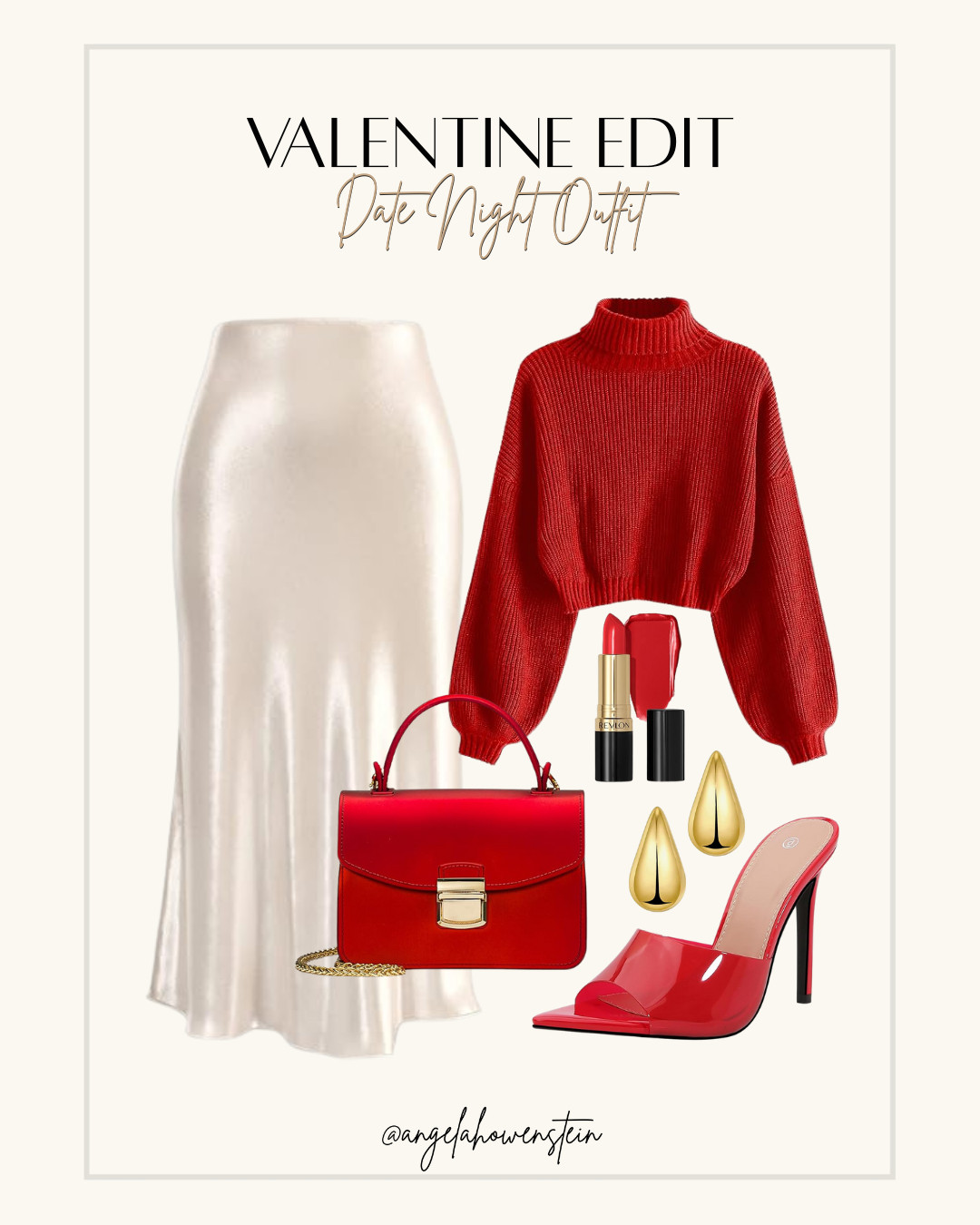 An elegant take on date night—soft shine, rich color, and confident details.

#ValentineEdit #DateNightStyle #EveningLook #ModernRomance #ChicDetails #LTKBoard #StyledForDinner #PolishedLook
 

 #LTKootd #LTKBeauty