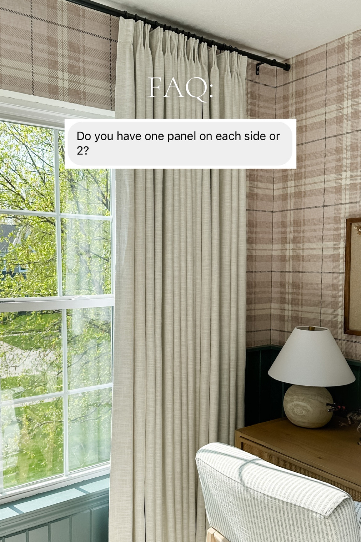 I got the viral Amazon drapes! Two Pages pinch pleat drapes in ivory white linen fabric from the “Liz” collection with blackout lighting. I ordered two custom-sized panels 84 inches by 92 inches long. I have one panel on each side! 

#amazonfinds #viral #amazonhome 

#LTKFind #LTKhome #LTKstyletip