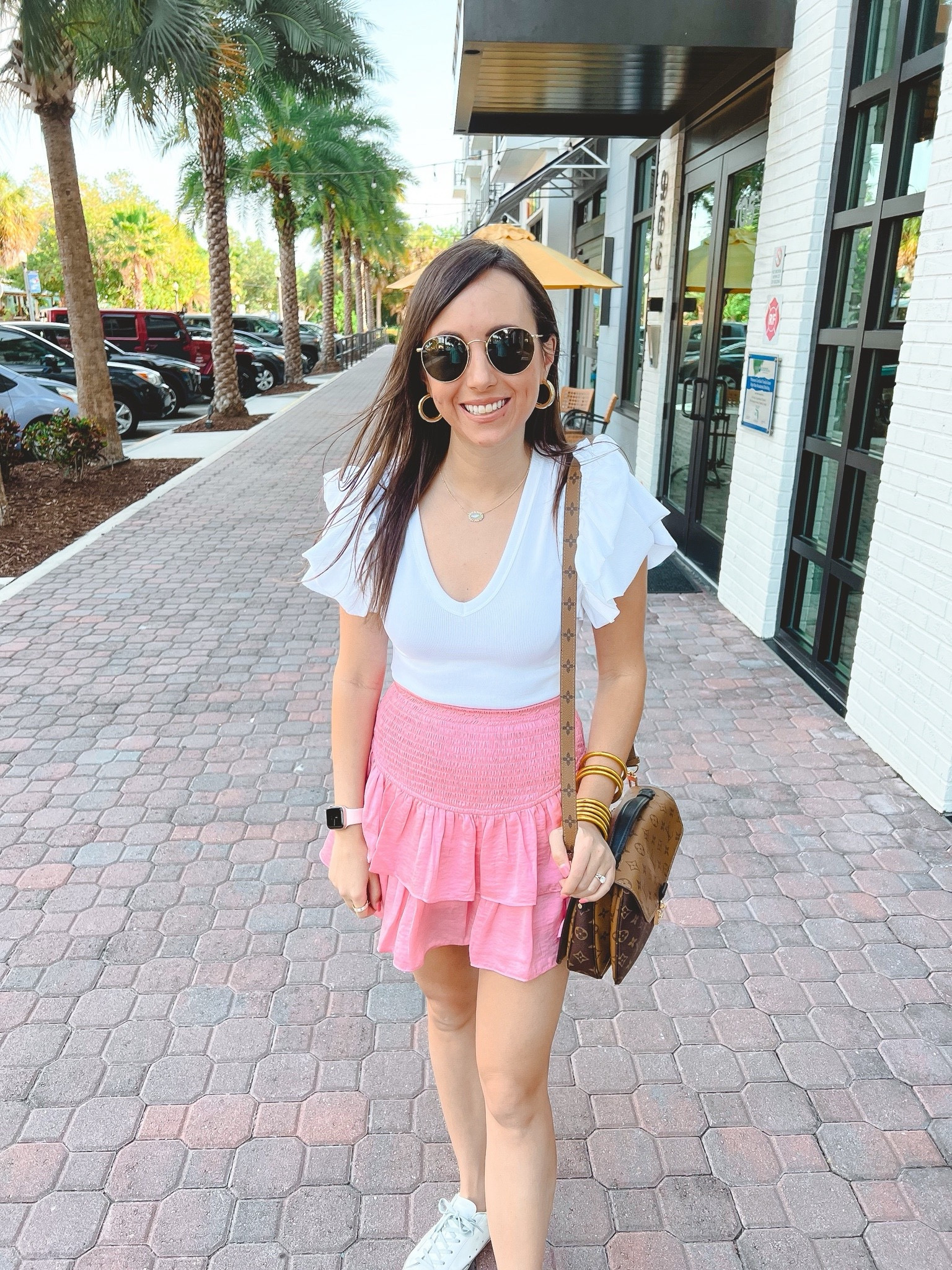 Express bodysuit (I always size up in bodysuits. Wearing a small) and red dress boutique pink skort  



#LTKFindsUnder100 #LTKSeasonal #LTKStyleTip