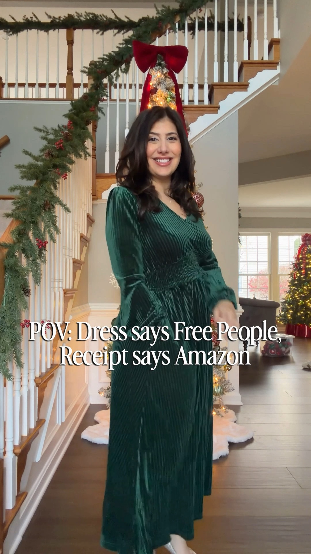 Such a fun option for holiday! It’s also quite flattering on a 10 week postpartum body. Highly recommend. I’m in a small (usual size in this Amazon brand) 

#LTKSeasonal #LTKPetite #LTKHoliday