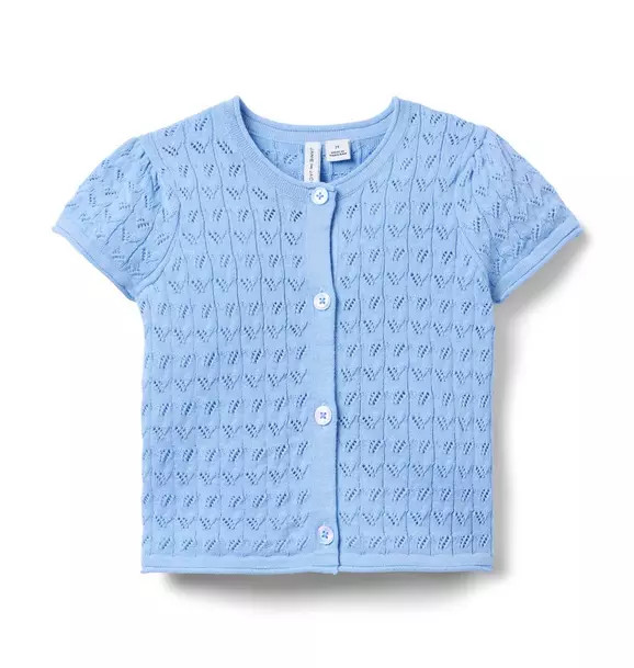 Pointelle Sweater Top | Janie and Jack