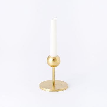 Modern Brass Metal Candleholders | West Elm (US)