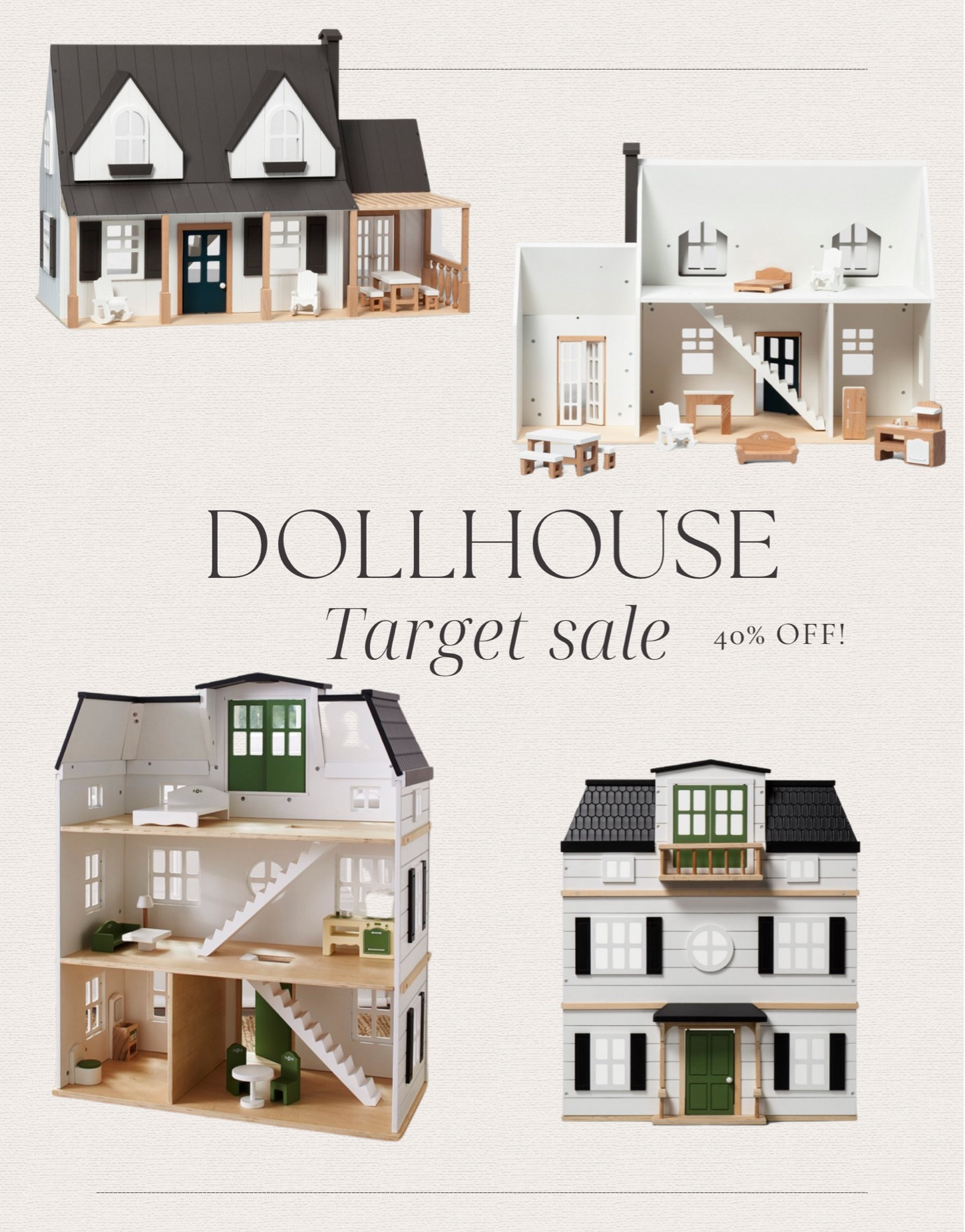 Shocked to see that these Hearth & Hand dollhouses that work perfectly with Maileg mice as well! 40% until Sunday mamas runnnn🏃🏽‍♀️🏃🏽‍♀️🏃🏽‍♀️

#LTKSale #LTKkids