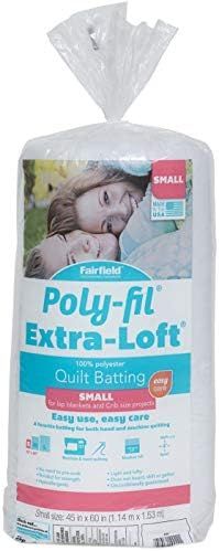 Poly-Fil X45B Extra-Loft Batting 45-Inch X 60-Inch White | Amazon (CA)