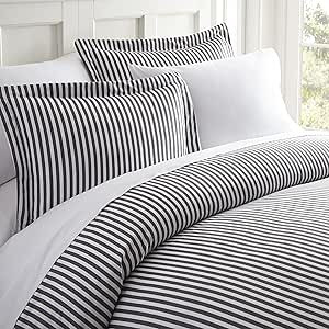 Amazon.com: ienjoy Home 3 Piece Ribbon Patterned Home Collection Premium Ultra Soft Duvet Cover S... | Amazon (US)