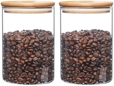 umieo Glass Food Storage Containers with Lids, Small Storage Containers 27oz Set of 2, Glass Stor... | Amazon (US)