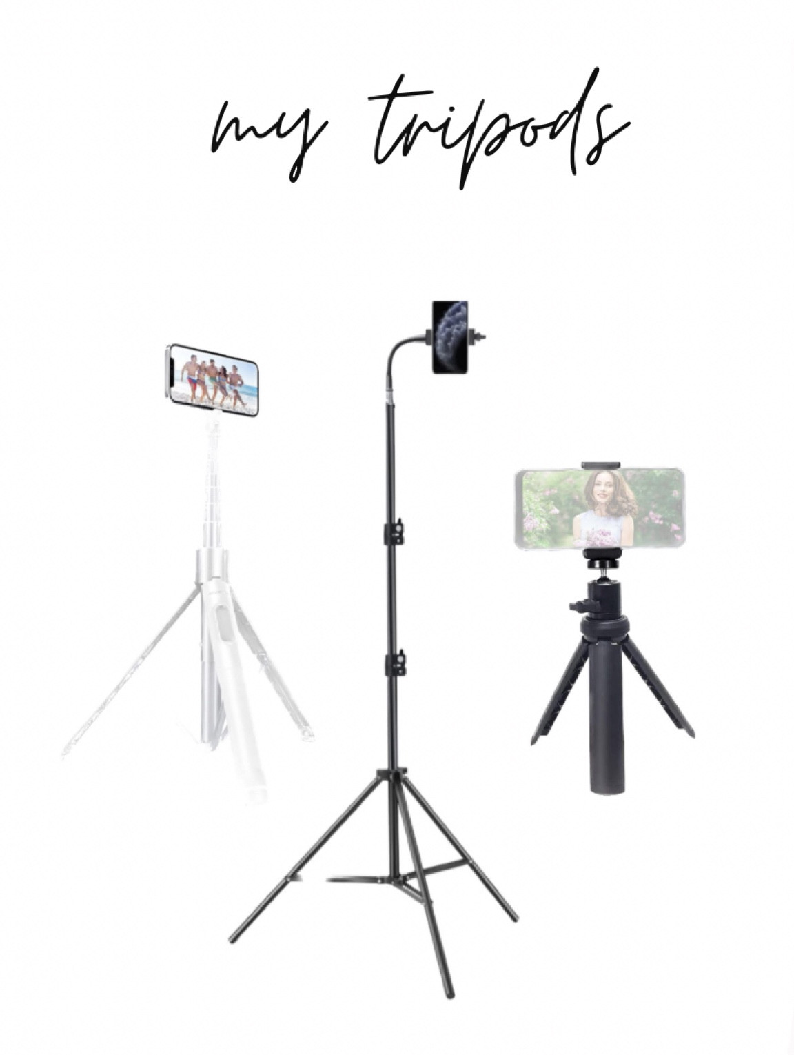 Tripod, iPhone, content, equipment, influencer tools 

#LTKunder50 #LTKSale #LTKFind