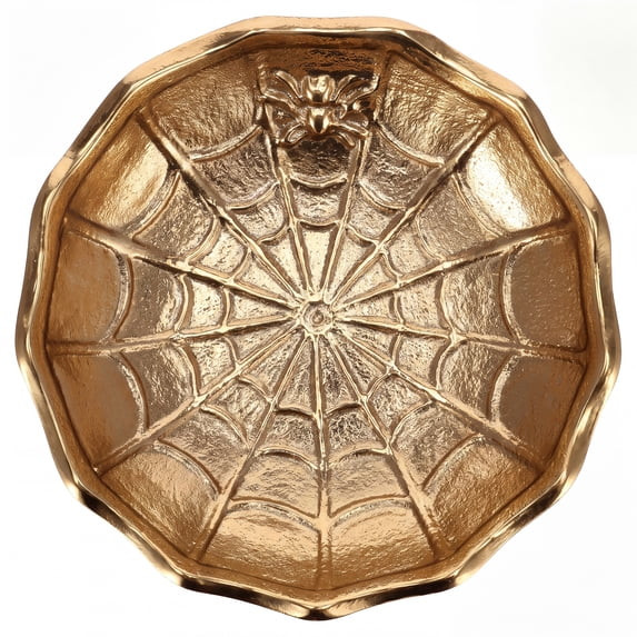 My Texas House Spiderweb Decorative Dish, Gold, 6" | Walmart (US)